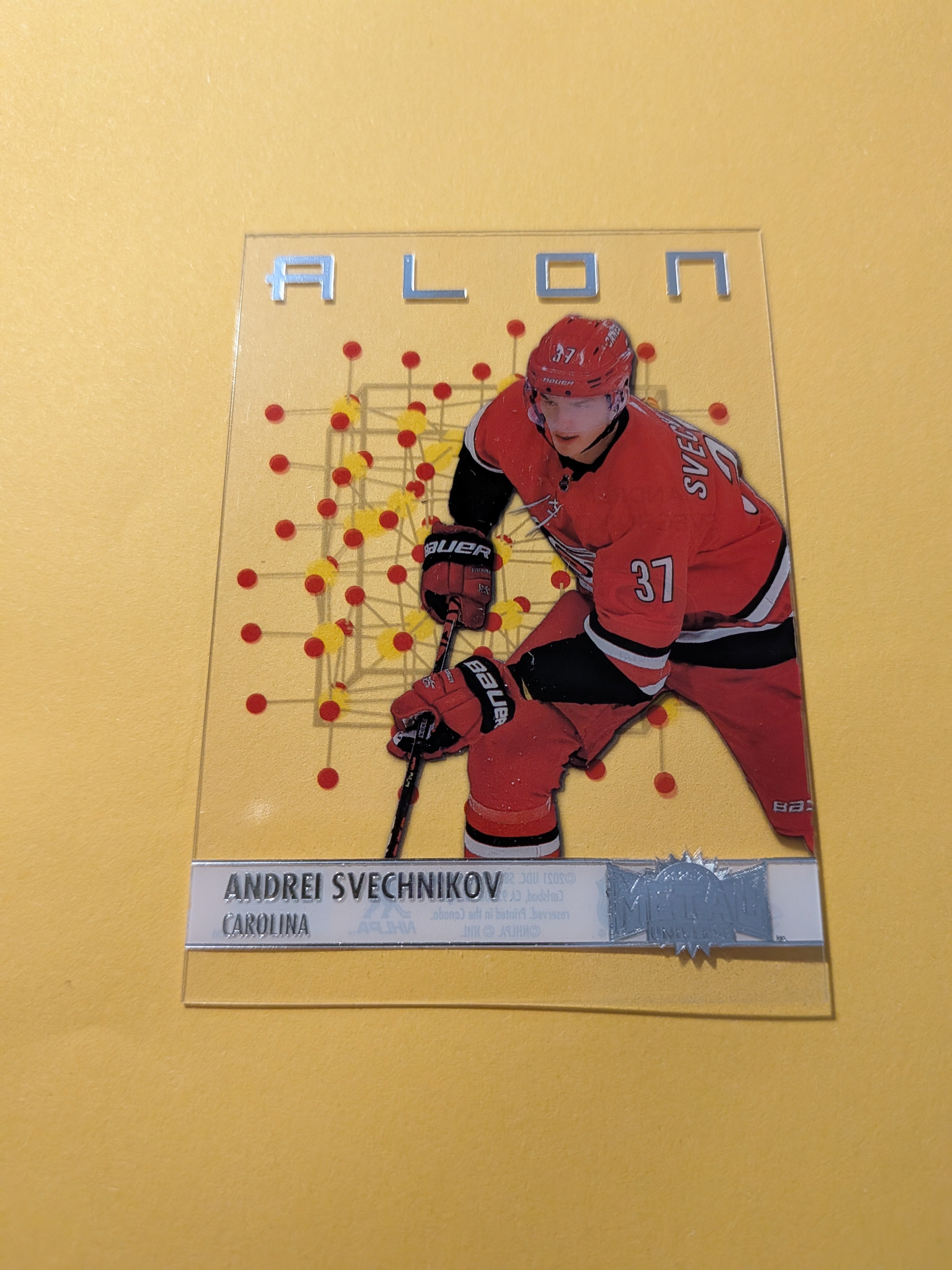 Andrei Svechnikov 20-21 Metal Universe Alon Card