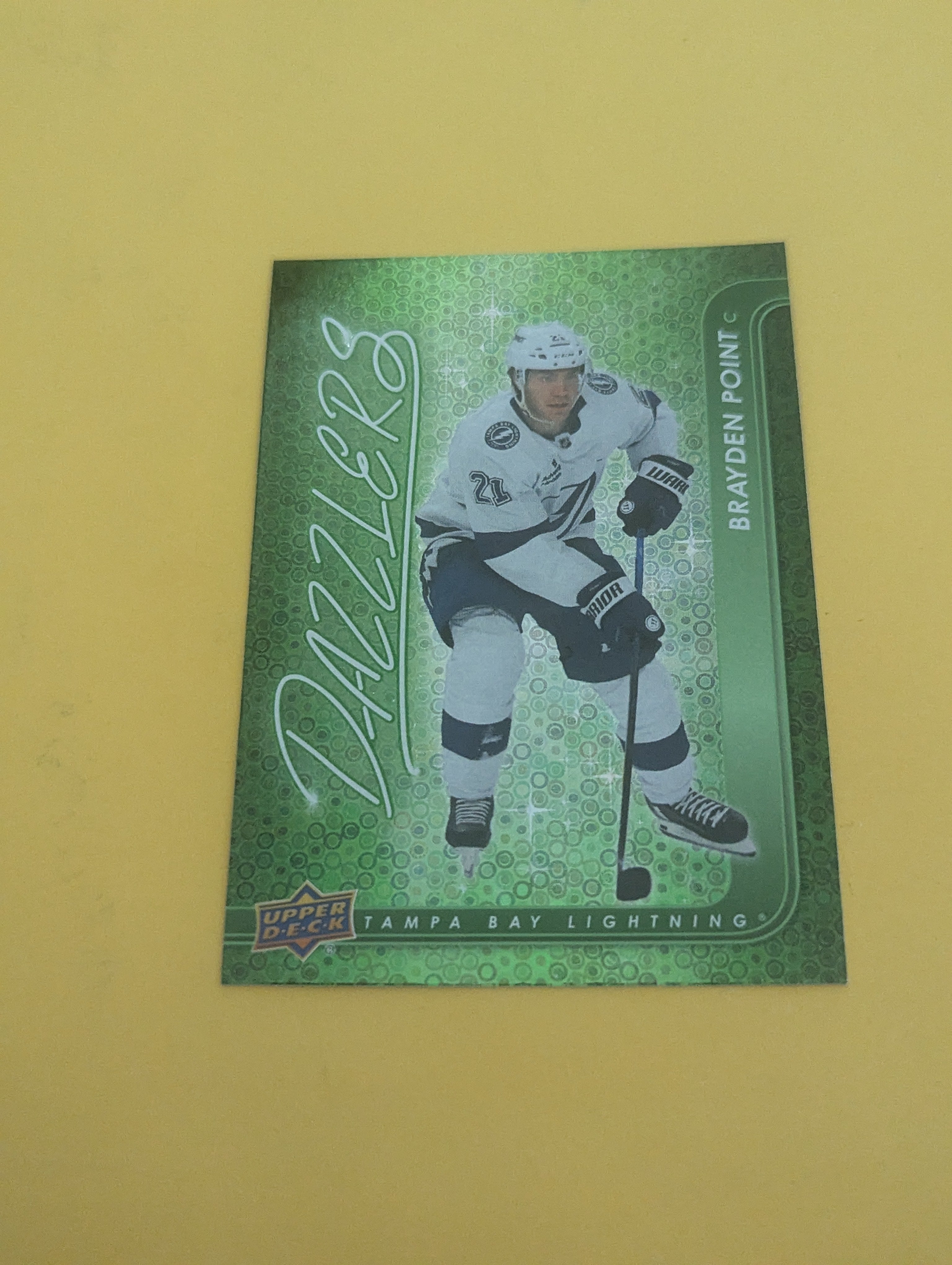 Brayden Point 24-25 Upper Deck Dazzlers Green Card