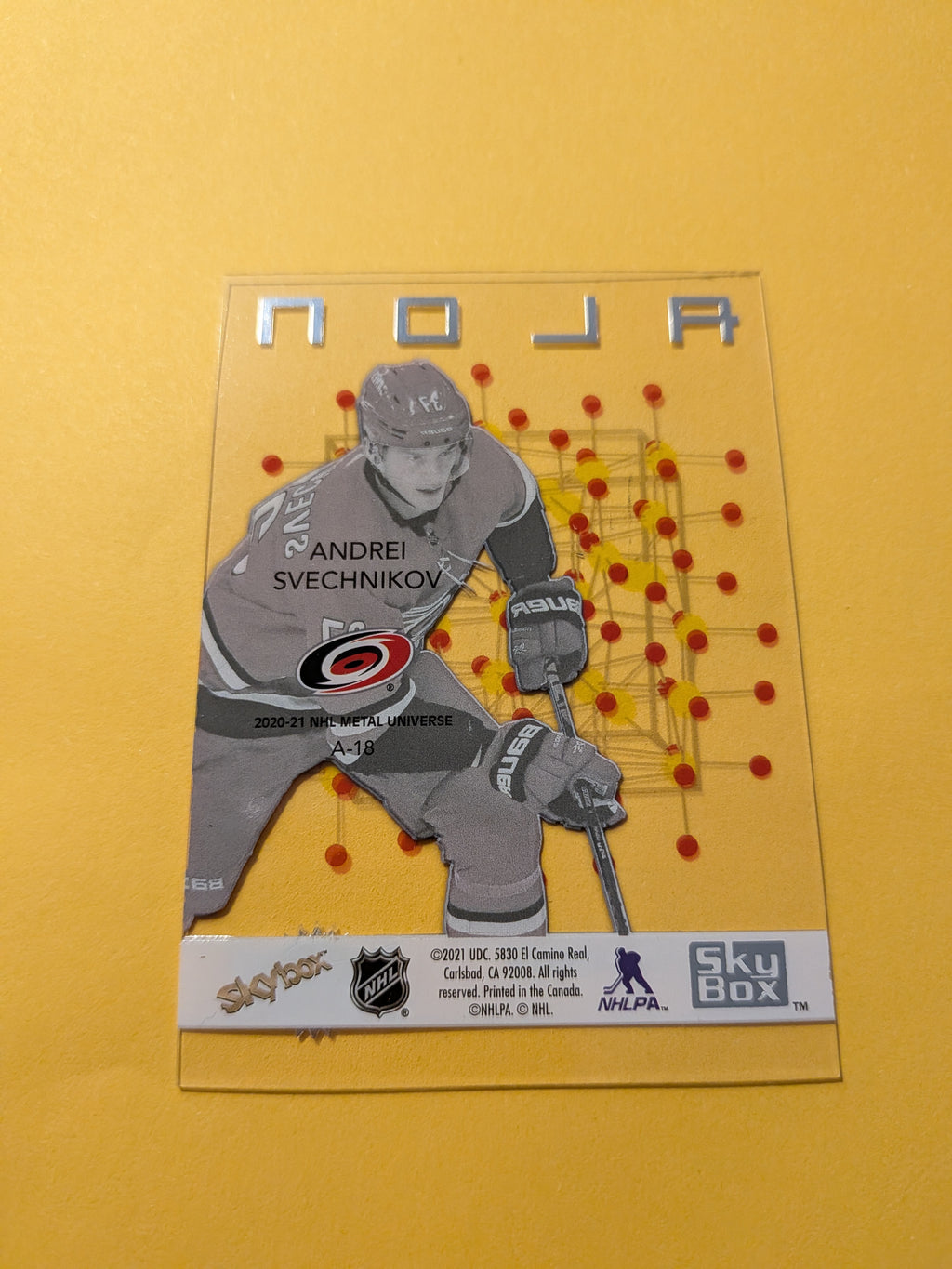 Andrei Svechnikov 20-21 Metal Universe Alon Card