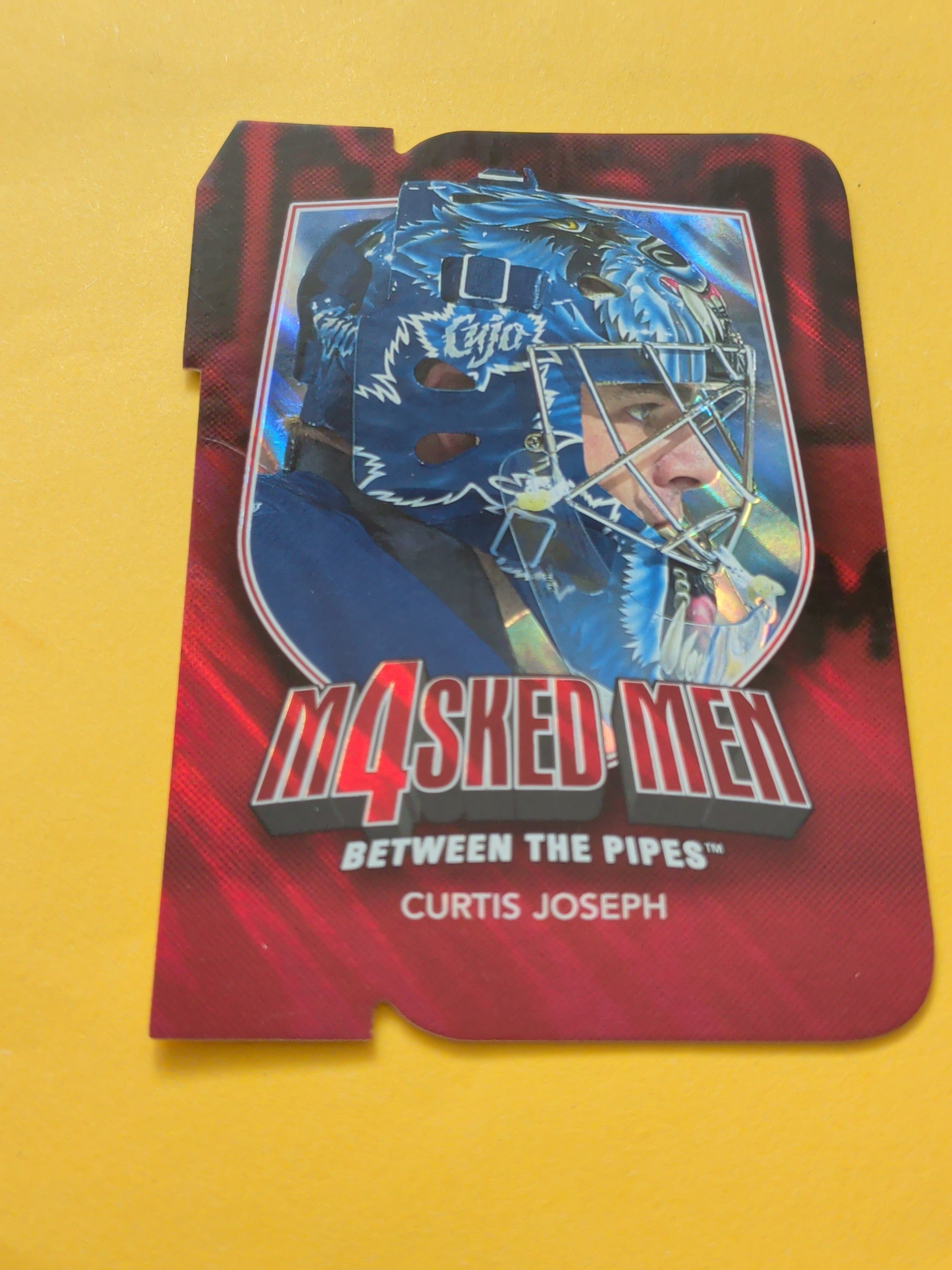 Curtis Joseph 11-12 ITG Between The Pipes Masked Men Card