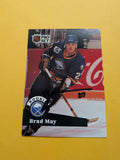 Brad May Signed Buffalo Sabres Card A