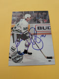 Brad Shaw Signed Hartford Whalers Card C