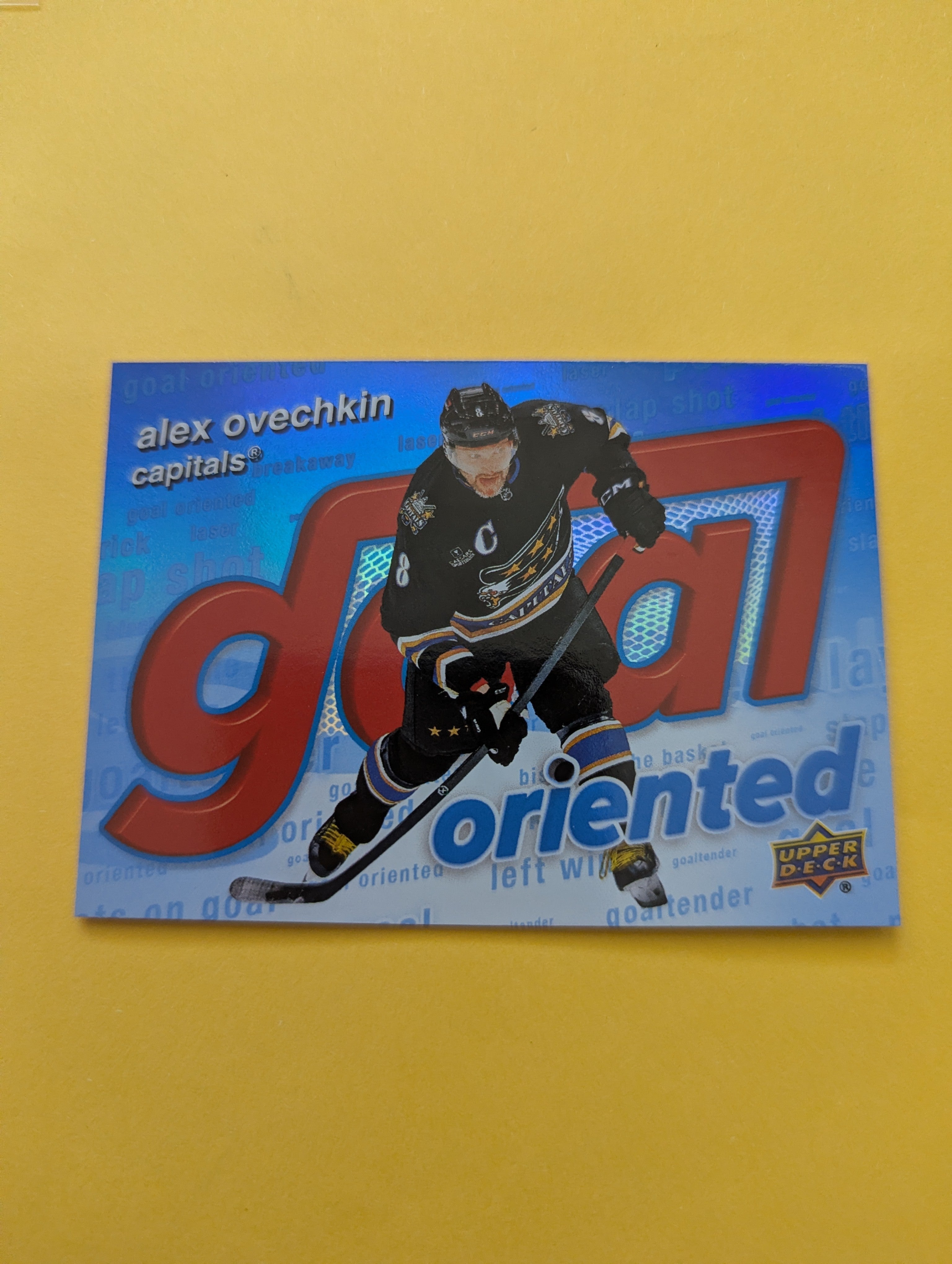 Alex Ovechkin 25-26 Upper Deck Goal Oriented Card