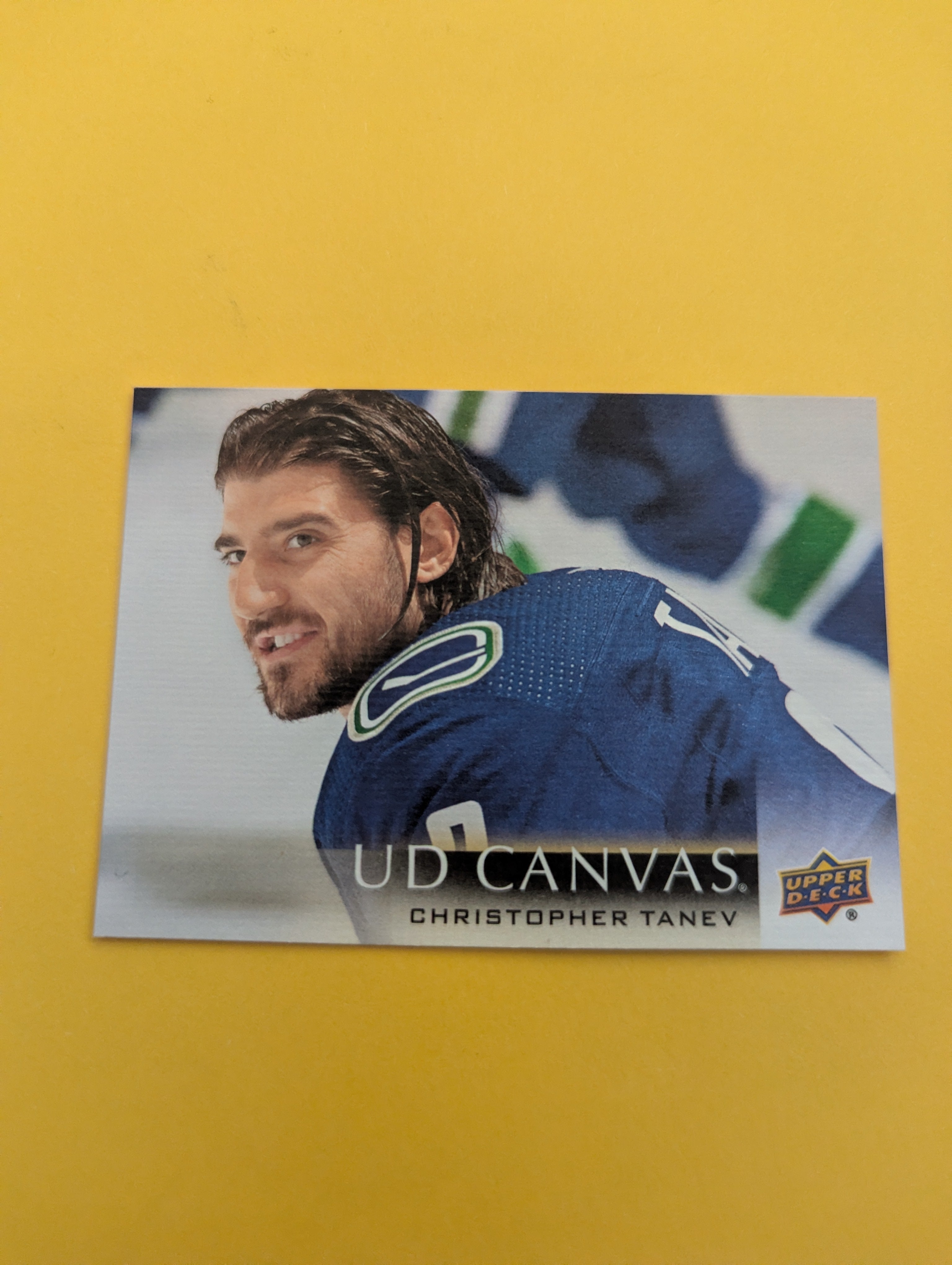 Chris Tanev 18-19 Upper Deck UD Canvas Card