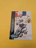 Donald Audette Signed Buffalo Sabres Card M