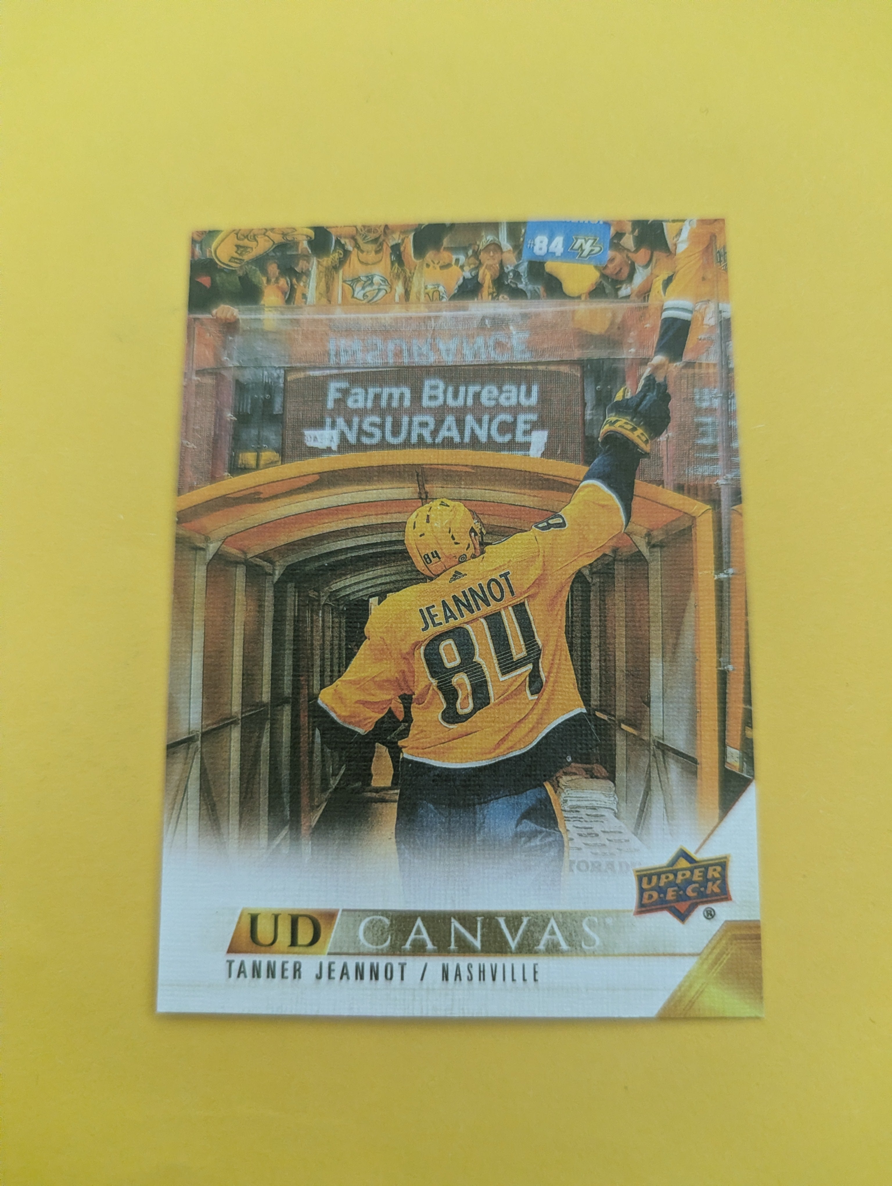 Tanner Jeannot 22-23 Upper Deck UD Canvas Card