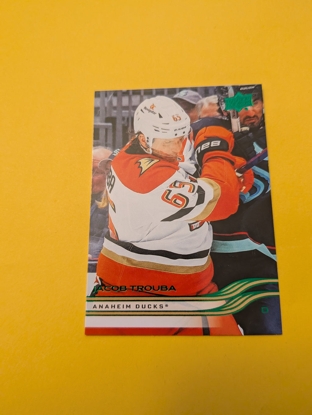 Jacob Trouba 25-26 Upper Deck Green Holiday Card