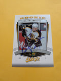 Mark Stuart Signed Boston Bruins Rookie Card D