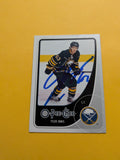 Tyler Ennis Signed Buffalo Sabres Card