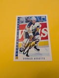 Donald Audette Signed Buffalo Sabres Card K