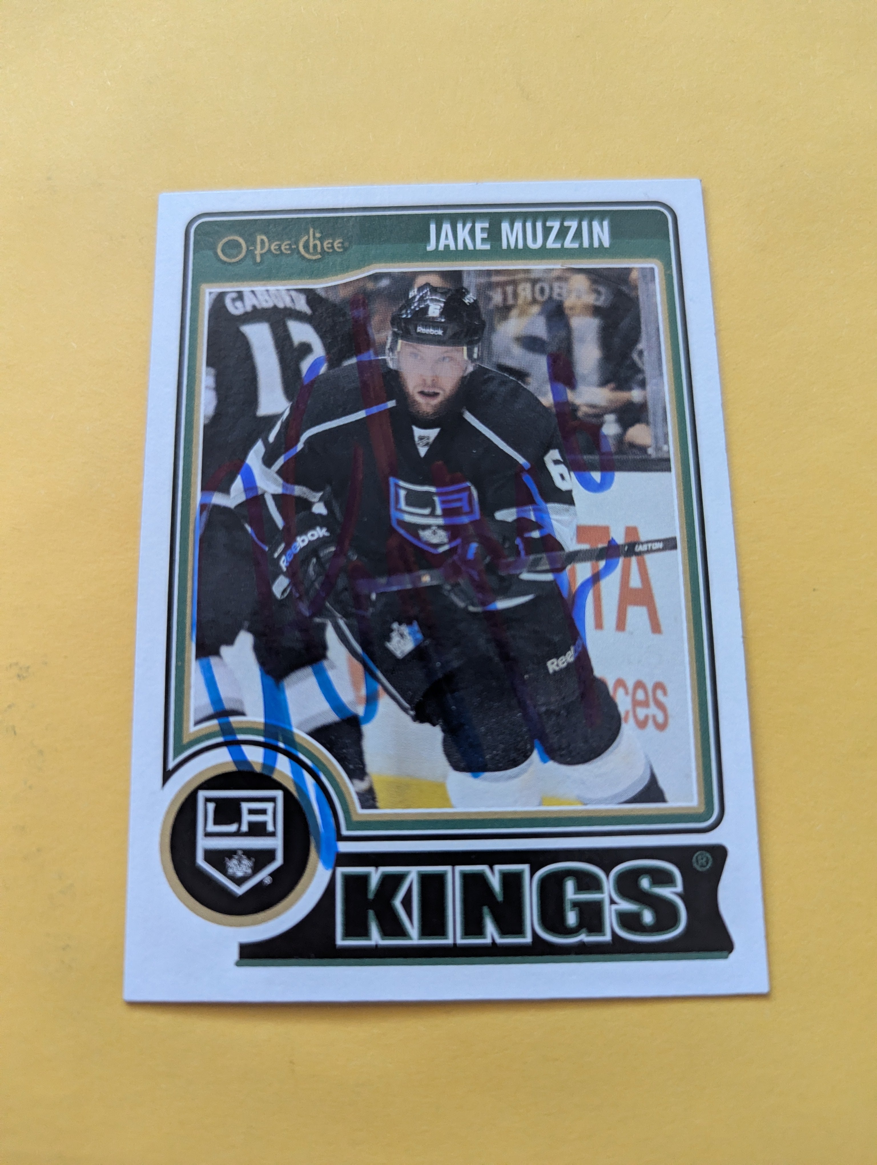 Jake Muzzin Signed Los Angeles Kings Card