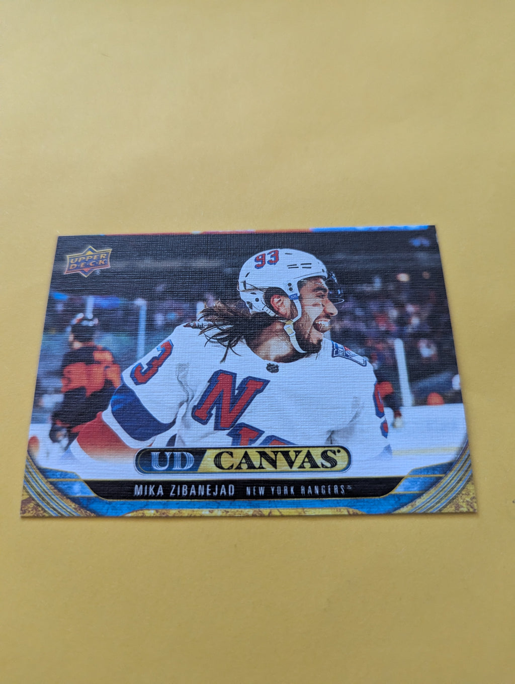 Mika Zibanejad 24-25 Upper Deck UD Canvas Card