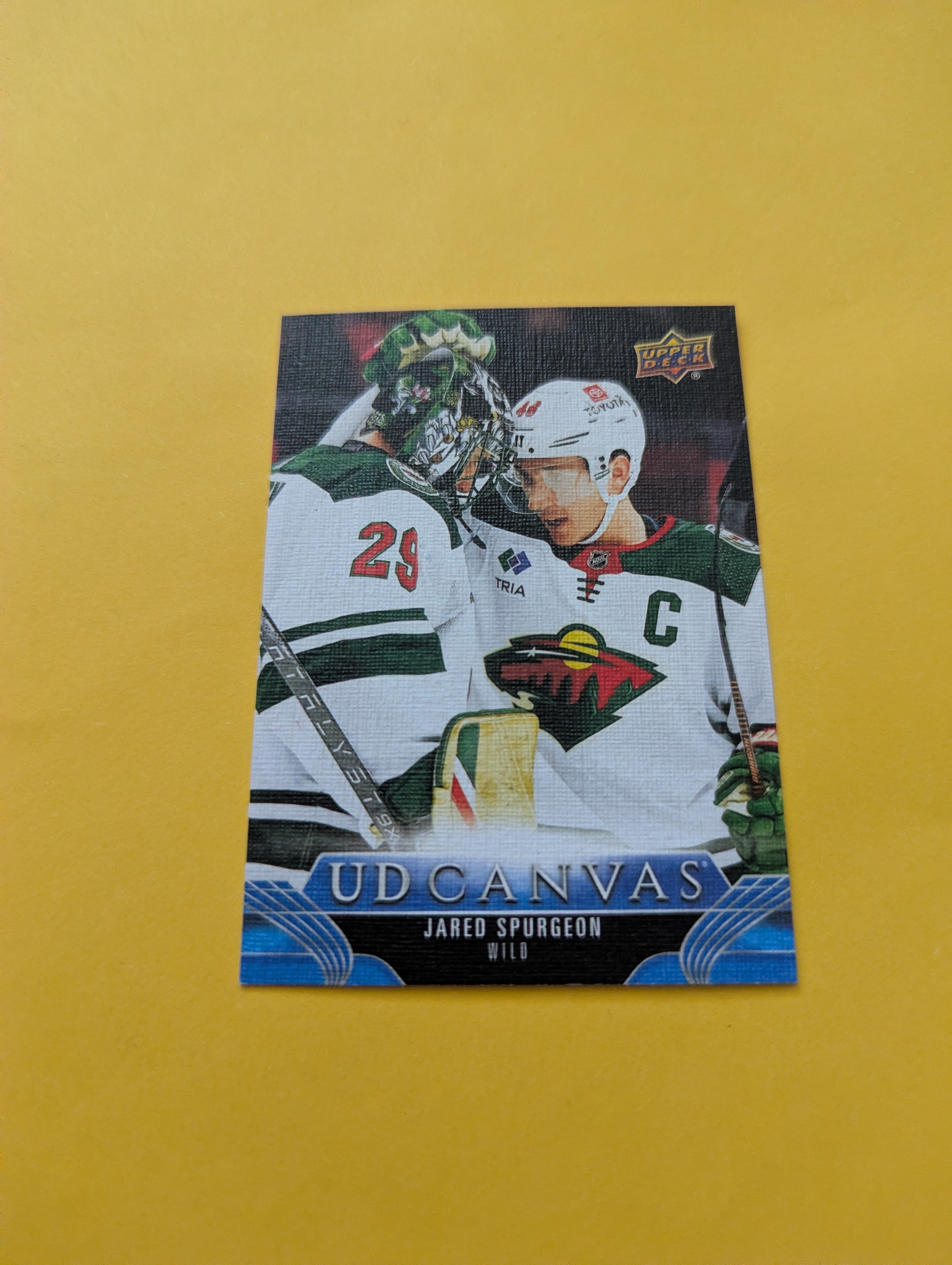 Jared Spurgeon 23-24 Upper Deck UD Canvas Card