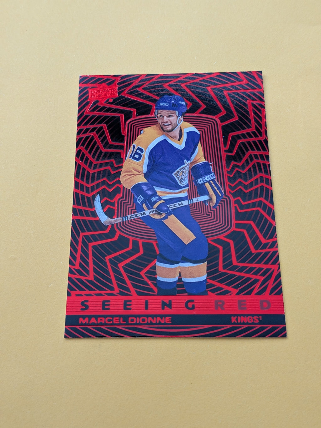 Marcel Dionne 23-24 Upper Deck Seeing Red Card