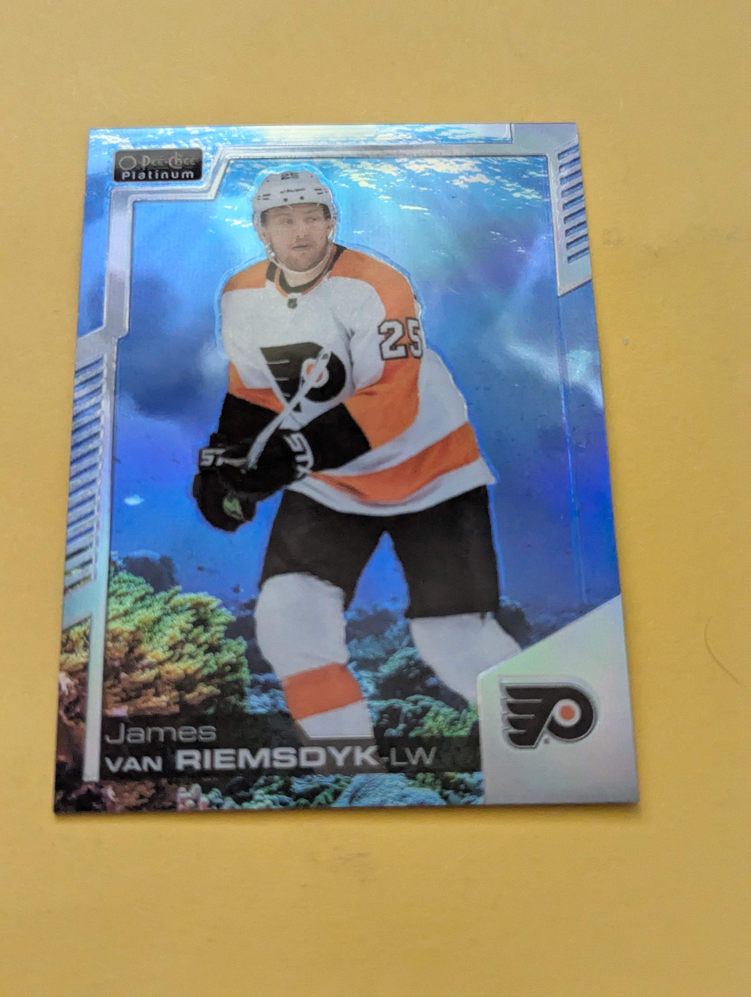 James Van Riemsdyk 20-21 OPC Platinum Aquamarine Card 153/499