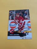 Yves Racine Signed Detroit Red Wings Card A
