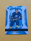 Matt Savoie 23-24 SP Rookie Authentics Card