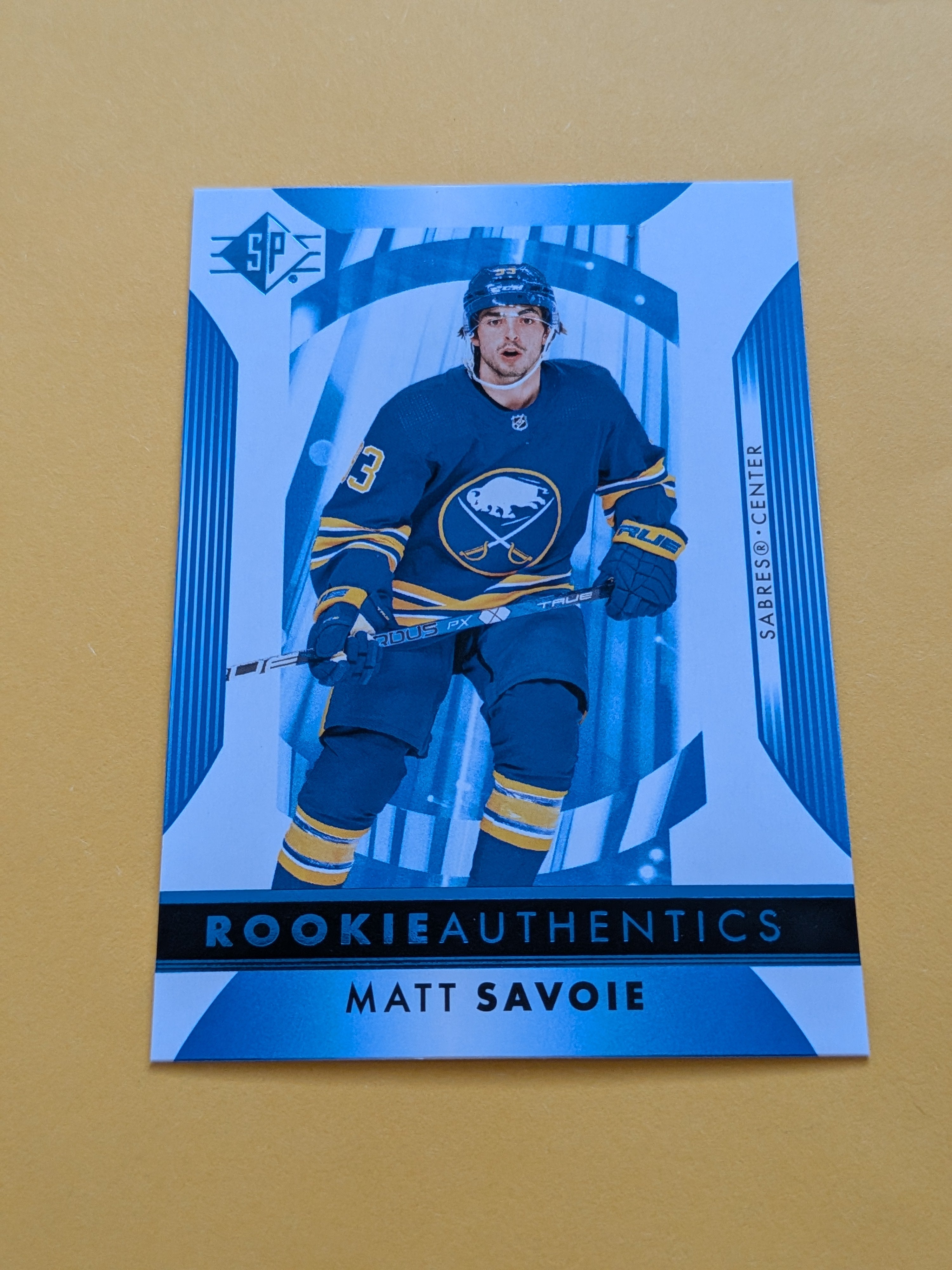 Matt Savoie 23-24 SP Rookie Authentics Card