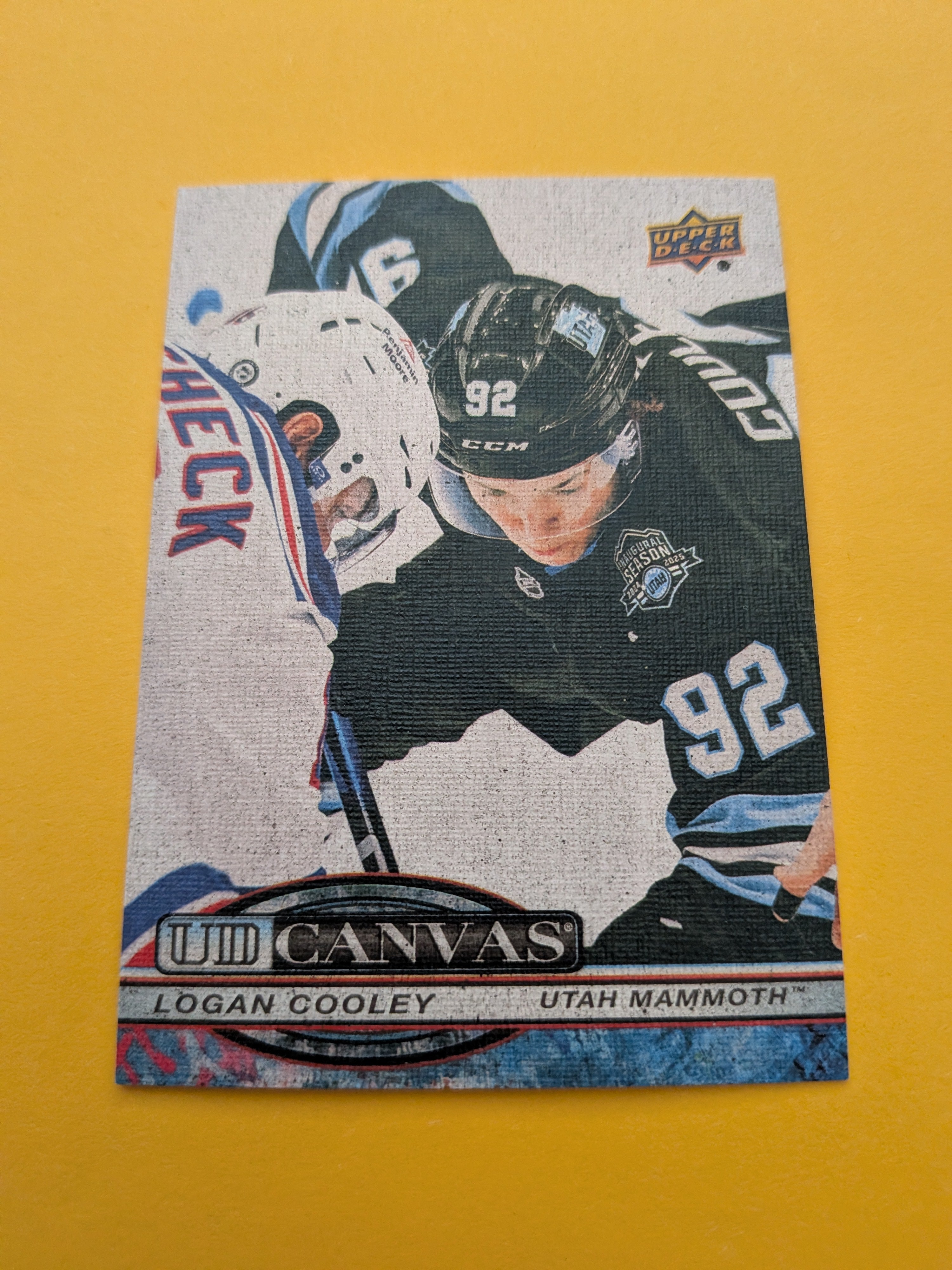 Logan Cooley 25-26 Upper Deck UD Canvas Card