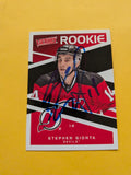 Stephen Gionta Signed New Jersey Devils Rookie Card A