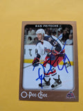 Dan Fritsche Signed Columbus Blue Jackets Card A