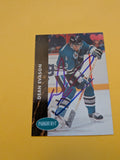 Dean Evason Signed San Jose Sharks Card B