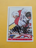 Mike Ridley Signed Washington Capitals Card C
