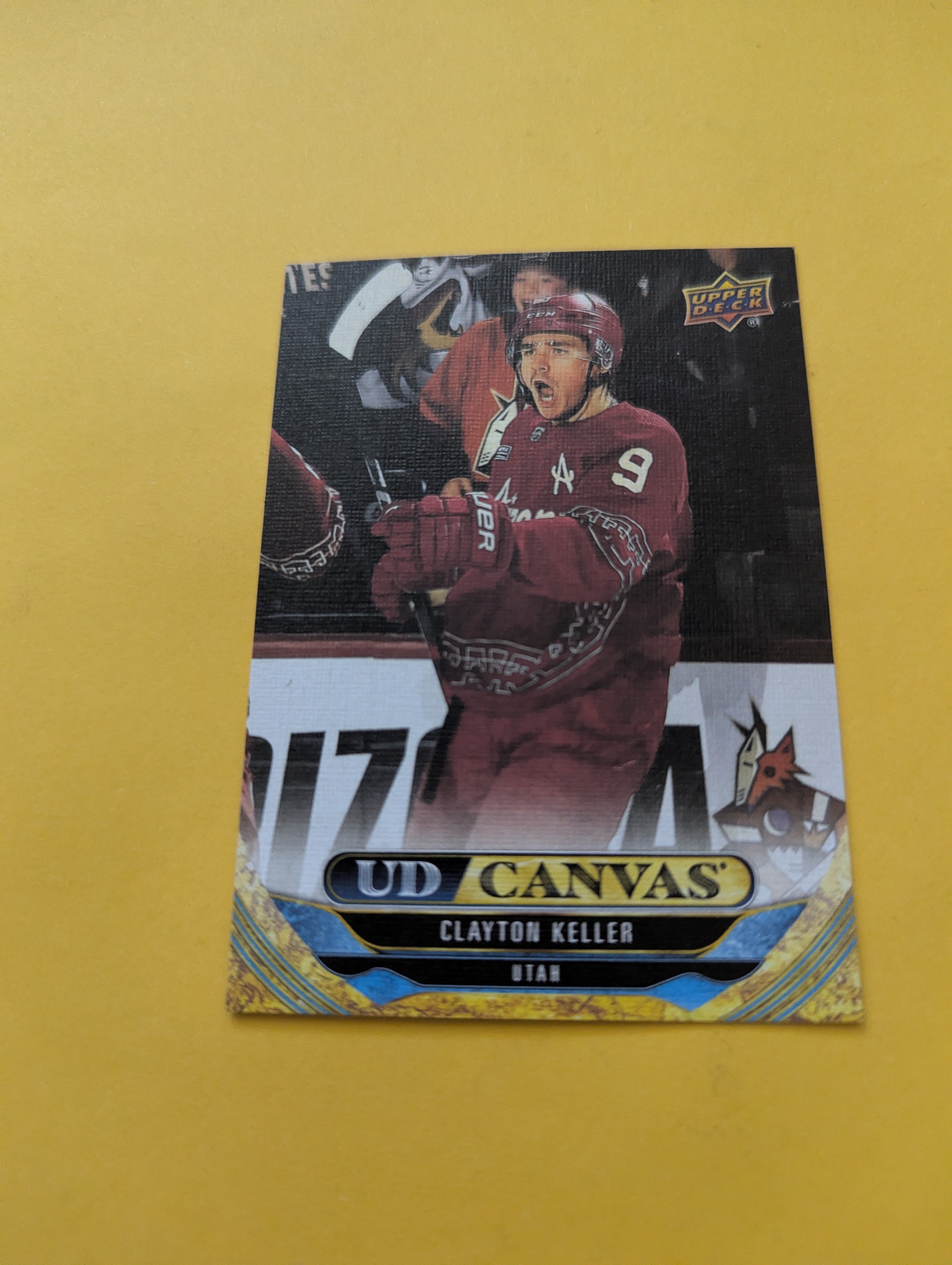 Clayton Keller 24-25 Upper Deck UD Canvas Card