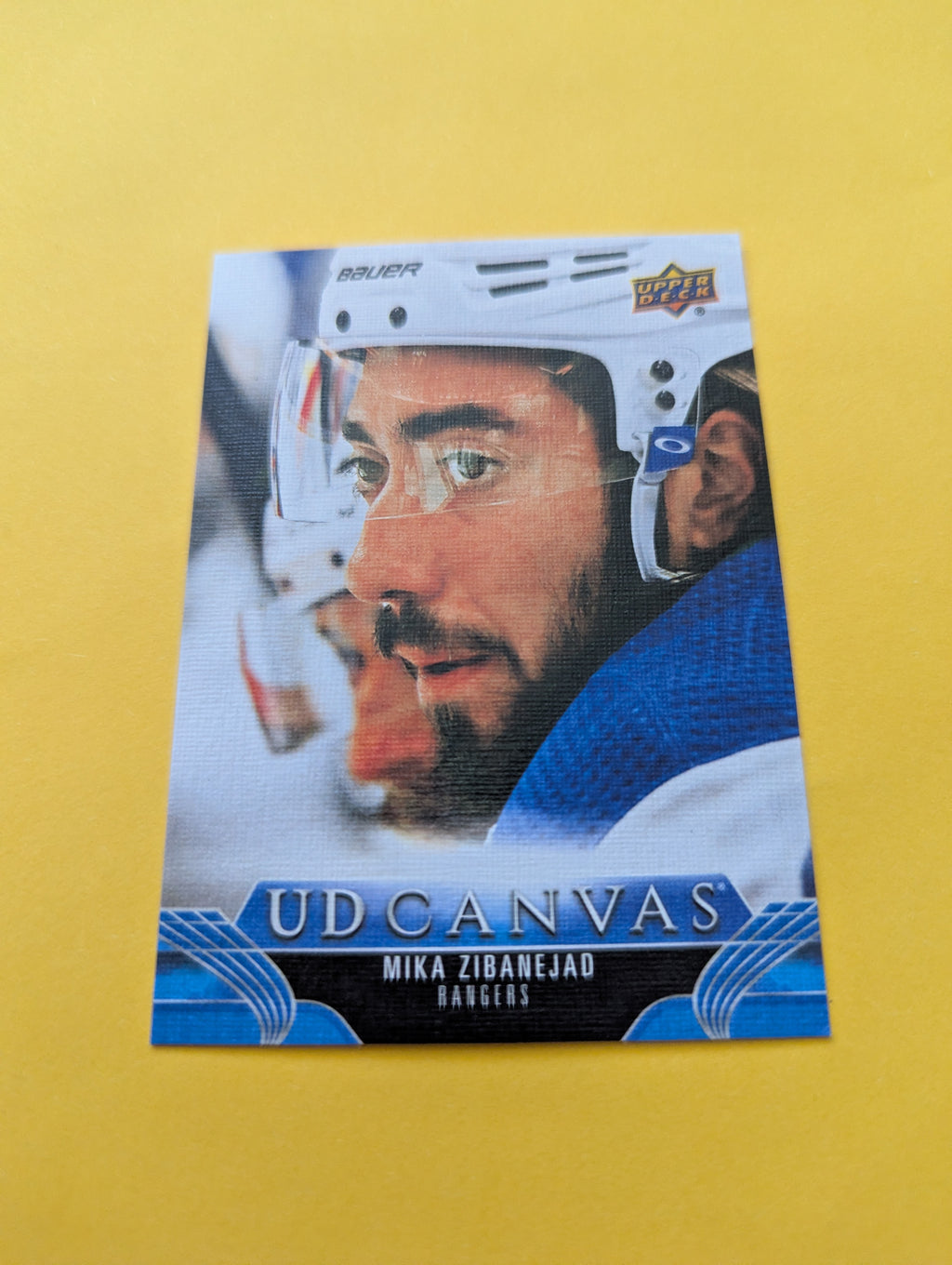 Mika Zibanejad 23-24 Upper Deck UD Canvas Card