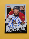 Jason Garrison Signed Florida Panthers Rookie Card A