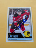 Adam Larsson Signed New Jersey Devils Card A