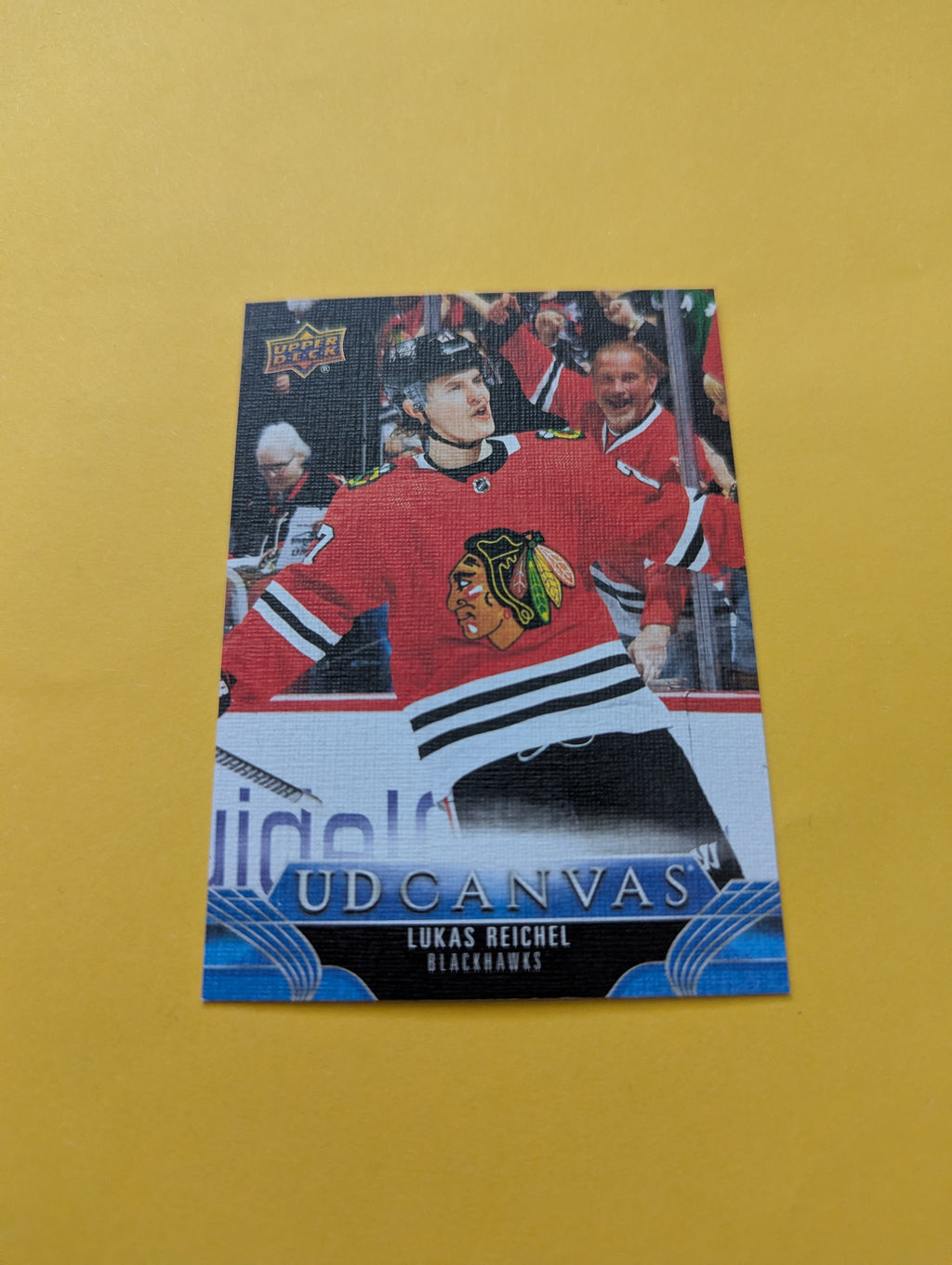 Lukas Reichel 23-24 Upper Deck UD Canvas Card