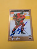 Kim Johnsson Signed Minnesota Wild Card B