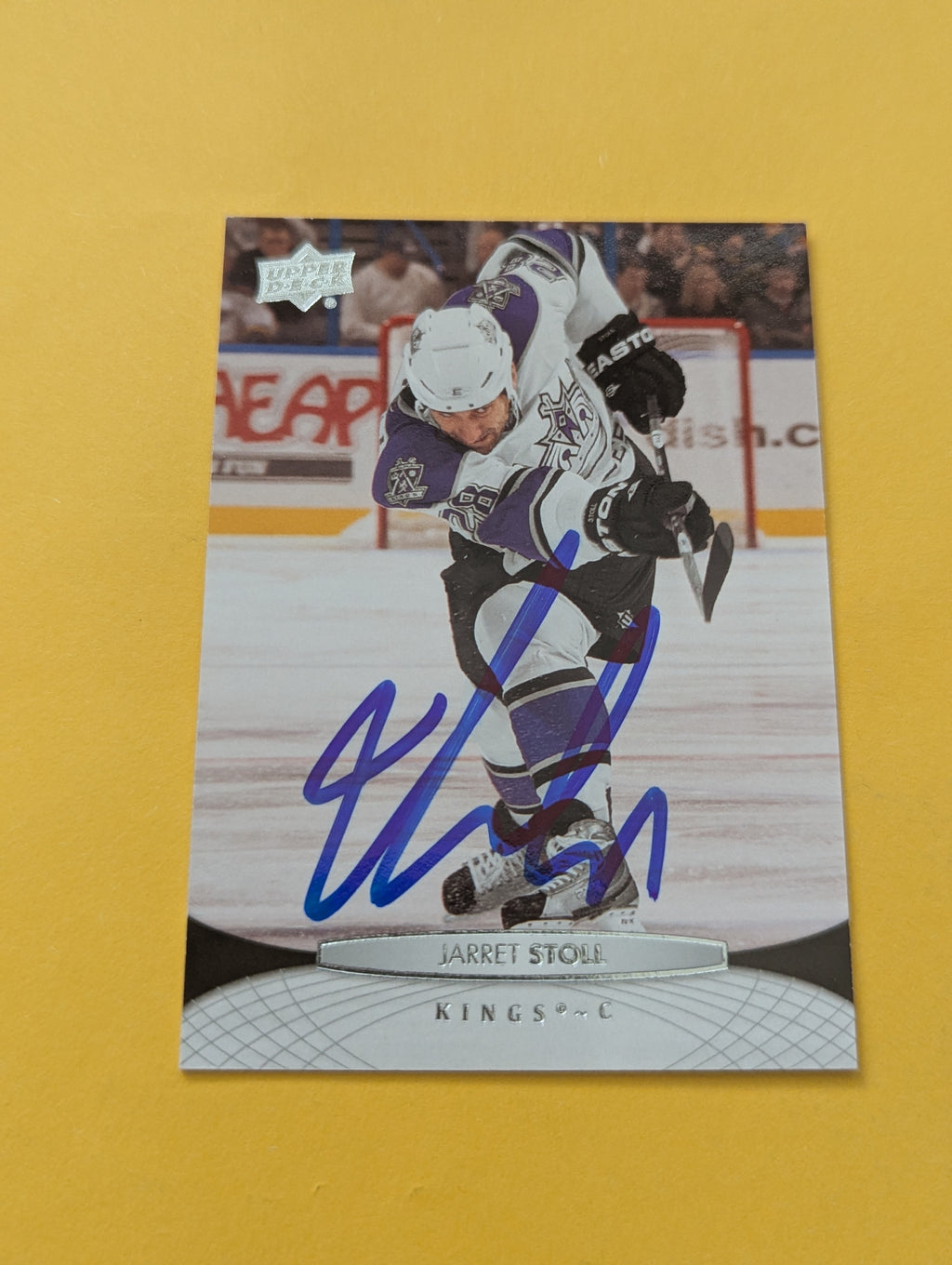 Jarret Stoll Signed Los Angeles Kings Card