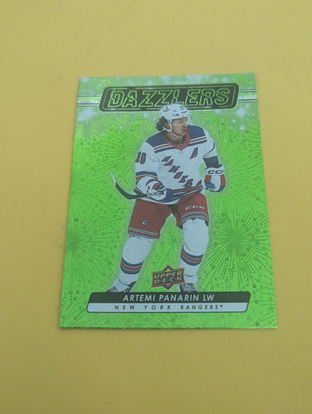 Artemi Panarin 23-24 Upper Deck Dazzlers Green Card