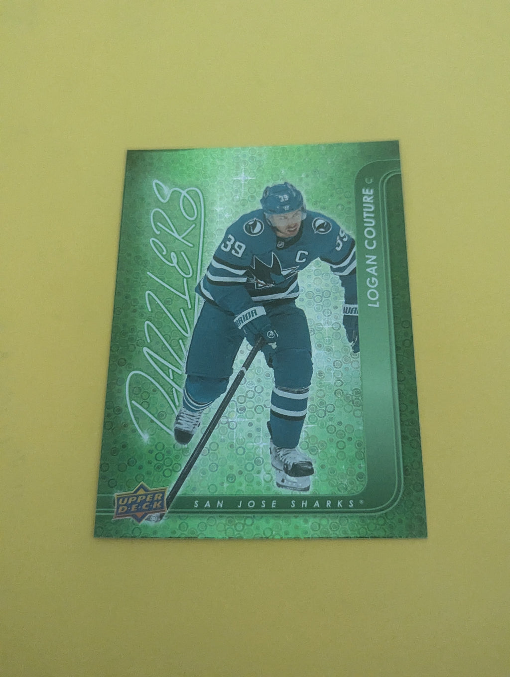 Logan Couture 24-25 Upper Deck Dazzlers Green Card