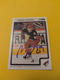 Mikkel Boedker Signed Arizona Coyotes Card