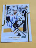 Alex Goligoski Signed Dallas Stars Card A