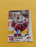 Patrick Dwyer Signed Carolina Hurricanes Card A