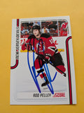 Rod Pelley Signed New Jersey Devils Card B