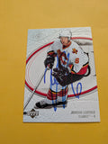 Jordan Leopold Signed Calgary Flames Card C
