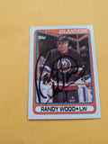 Randy Wood Signed New York Islanders Card D