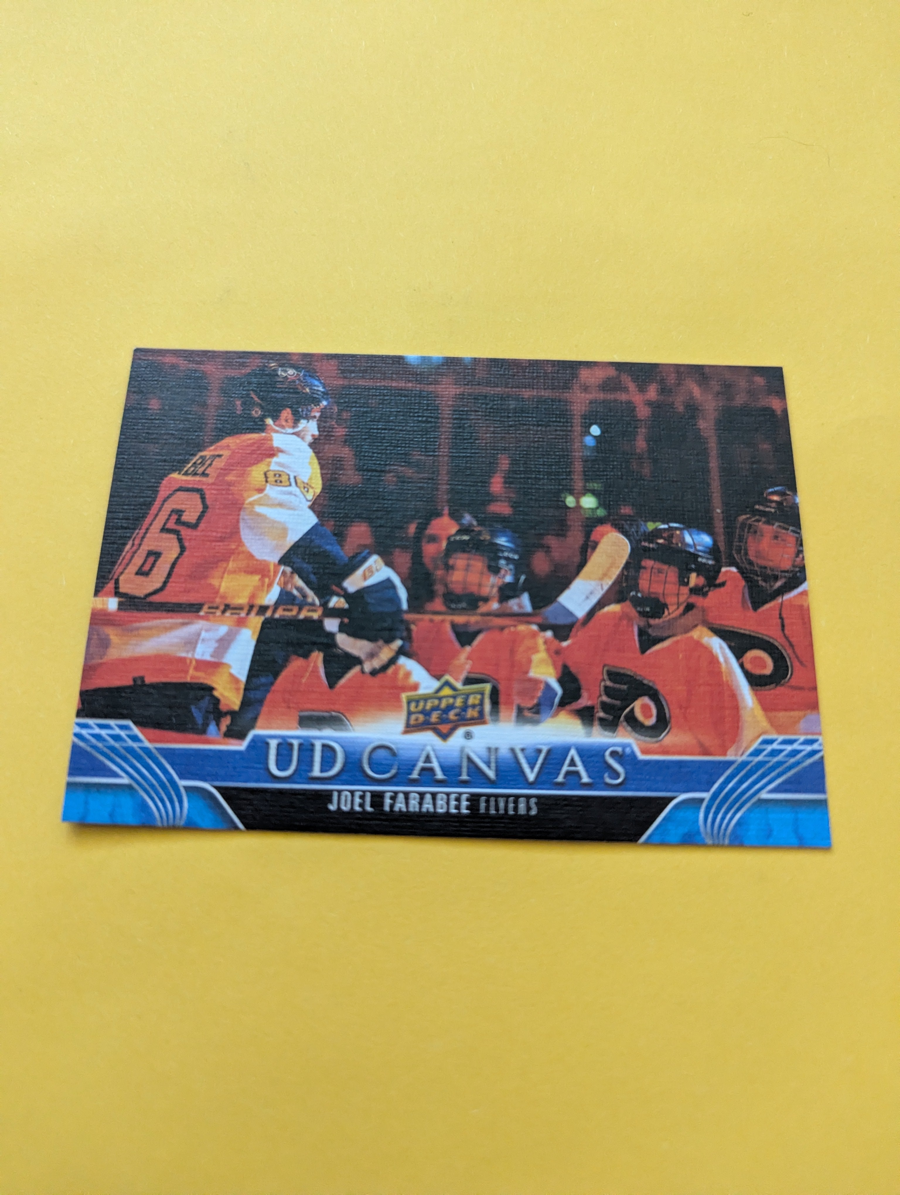 Joel Farabee 23-24 Upper Deck UD Canvas Card
