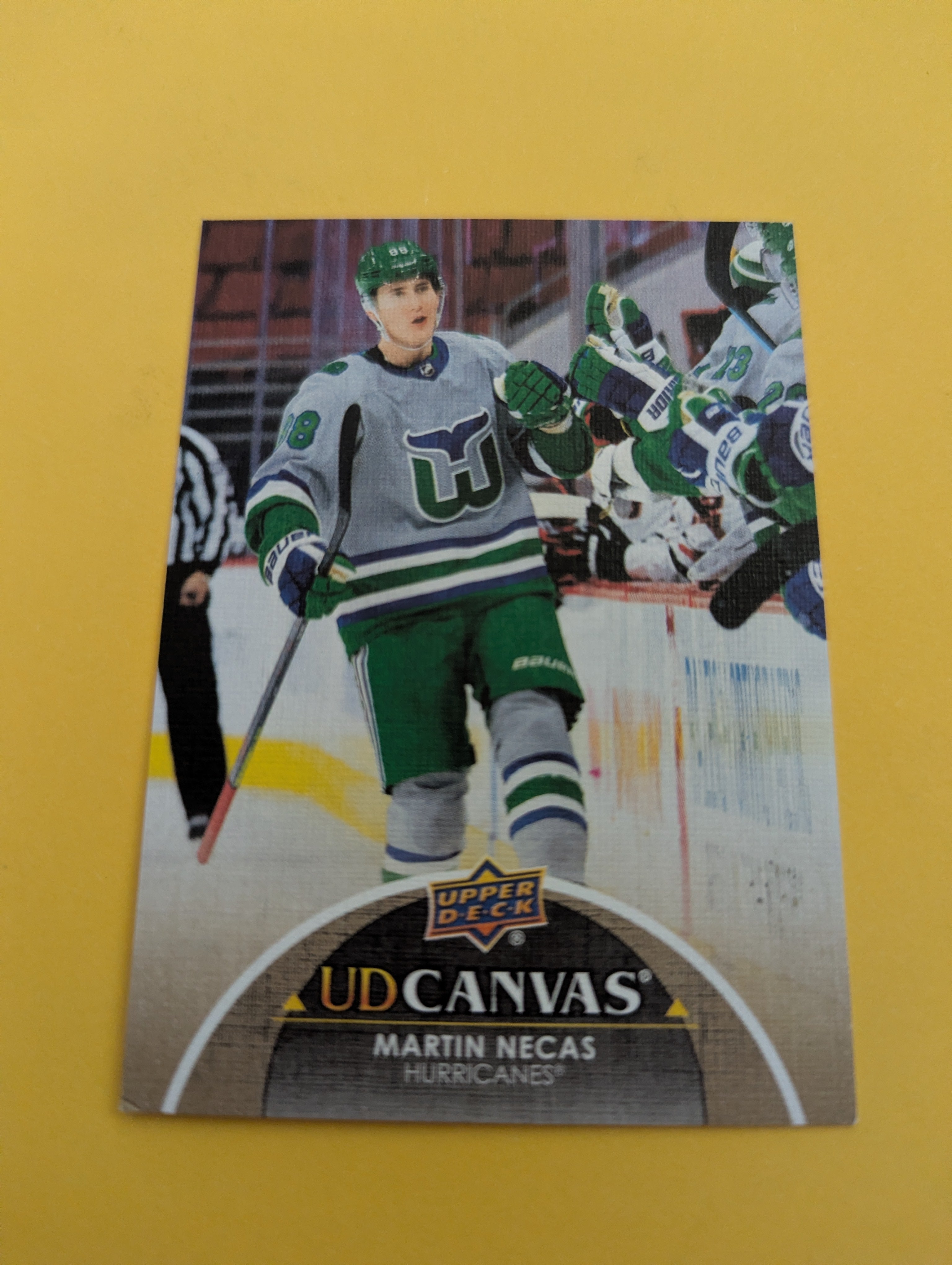 Martin Necas 21-22 Upper Deck UD Canvas Card