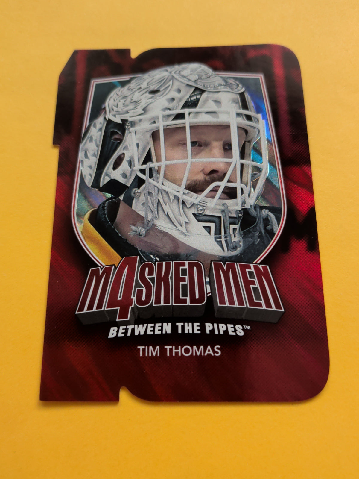 Tim Thomas 11-12 ITG Between The Pipes Masked Men Card