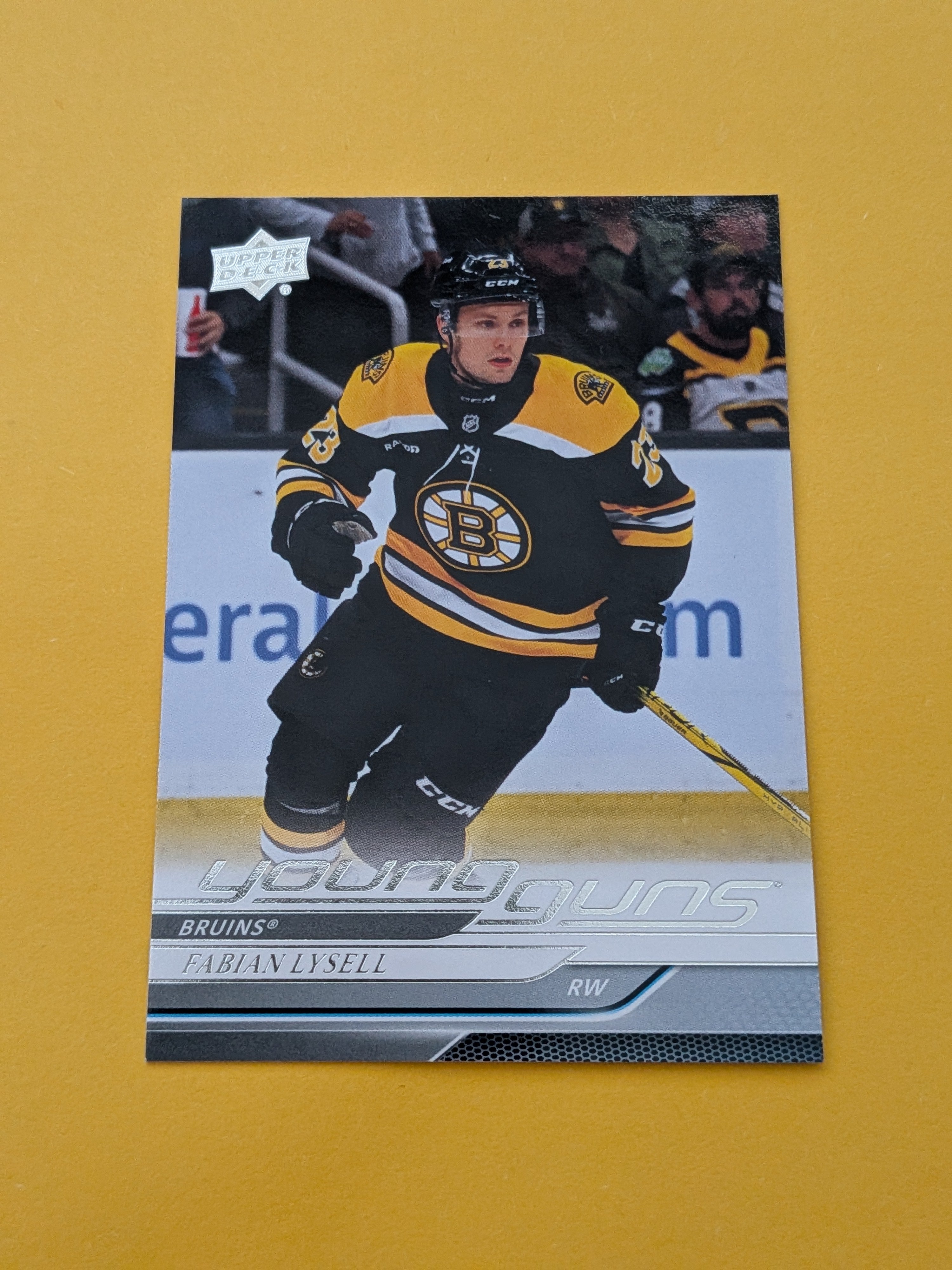Fabian Lysell 24-25 Upper Deck Young Guns Rookie Card