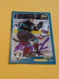 Alexei Smirnov Signed Anaheim Ducks Card A