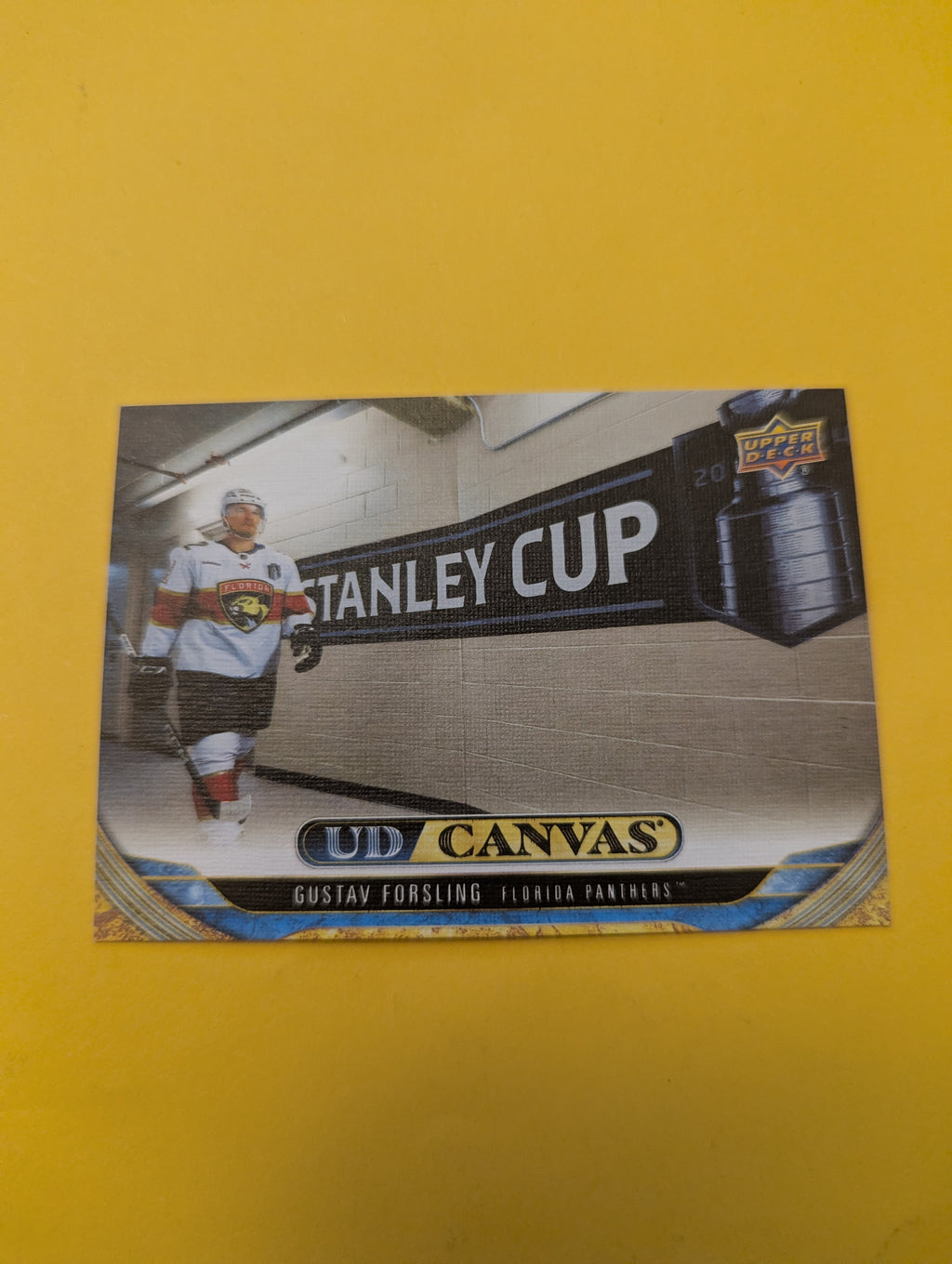 Gustav Forsling 24-25 Upper Deck UD Canvas Card
