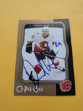 David Hale Signed Calgary Flames Card A