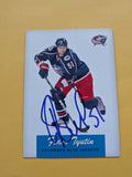 Fedor Tyutin Signed Columbus Blue Jackets Card A